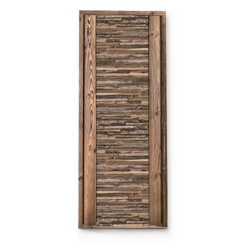 Zdjęcie drzwi alpejskich, wzór w poziome krawędzie, miks