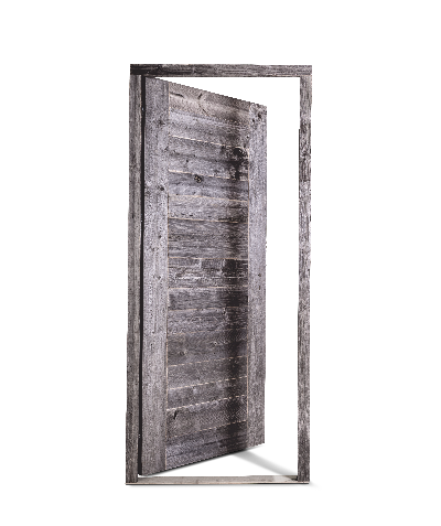 Zdjęcie drzwi ze Starego Drewna